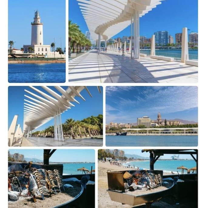 Malagueta, Free Parking, Center & Beach Malaga Bagian luar foto